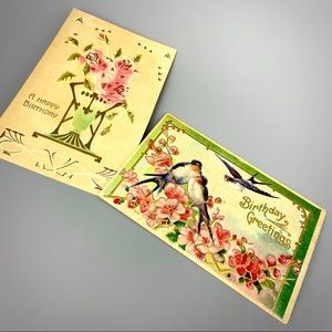 Antique Birthday Greetings Postcards
